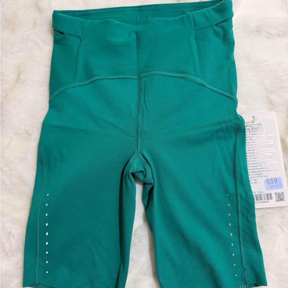 Lululemon Athletica Vibrant Green Shorts - Picture 2 of 9